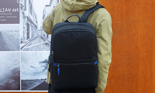 恩典皮具背包案例-雙肩背包生產廠家定制